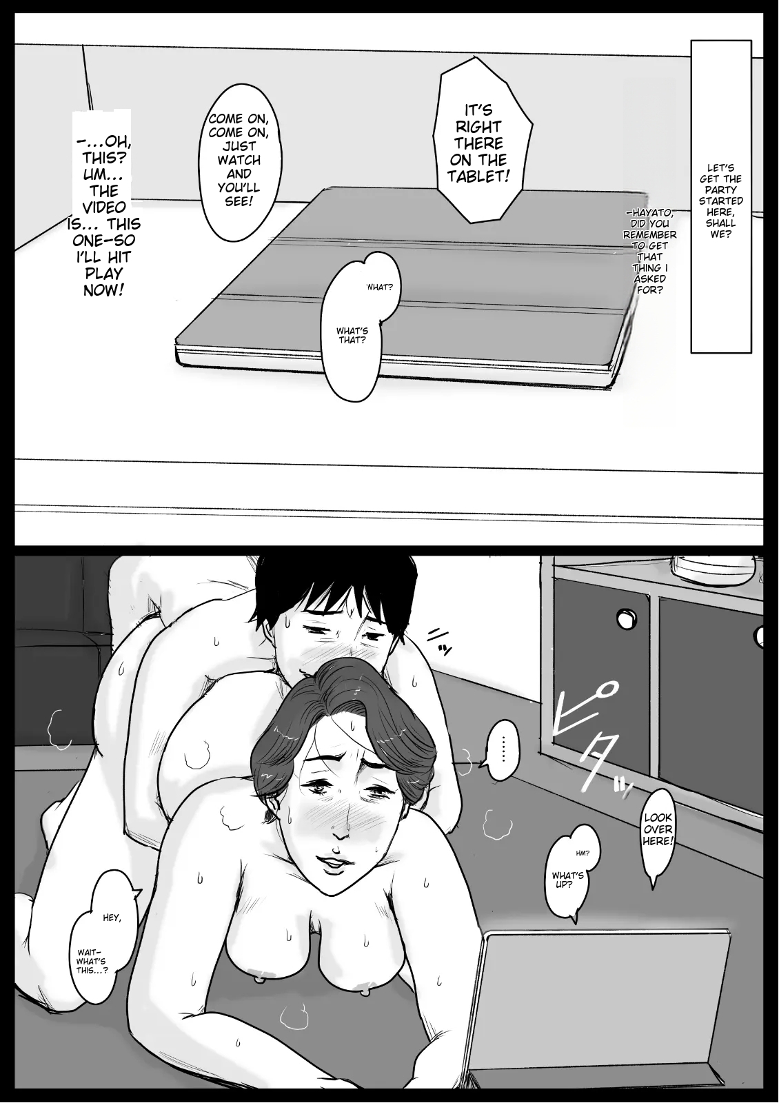 Oozora Kaiko (kaiko)] Mitchaku! Mamakko Danshi to Okaa-san ~Aru 1-nichi no Document[English] Page 56