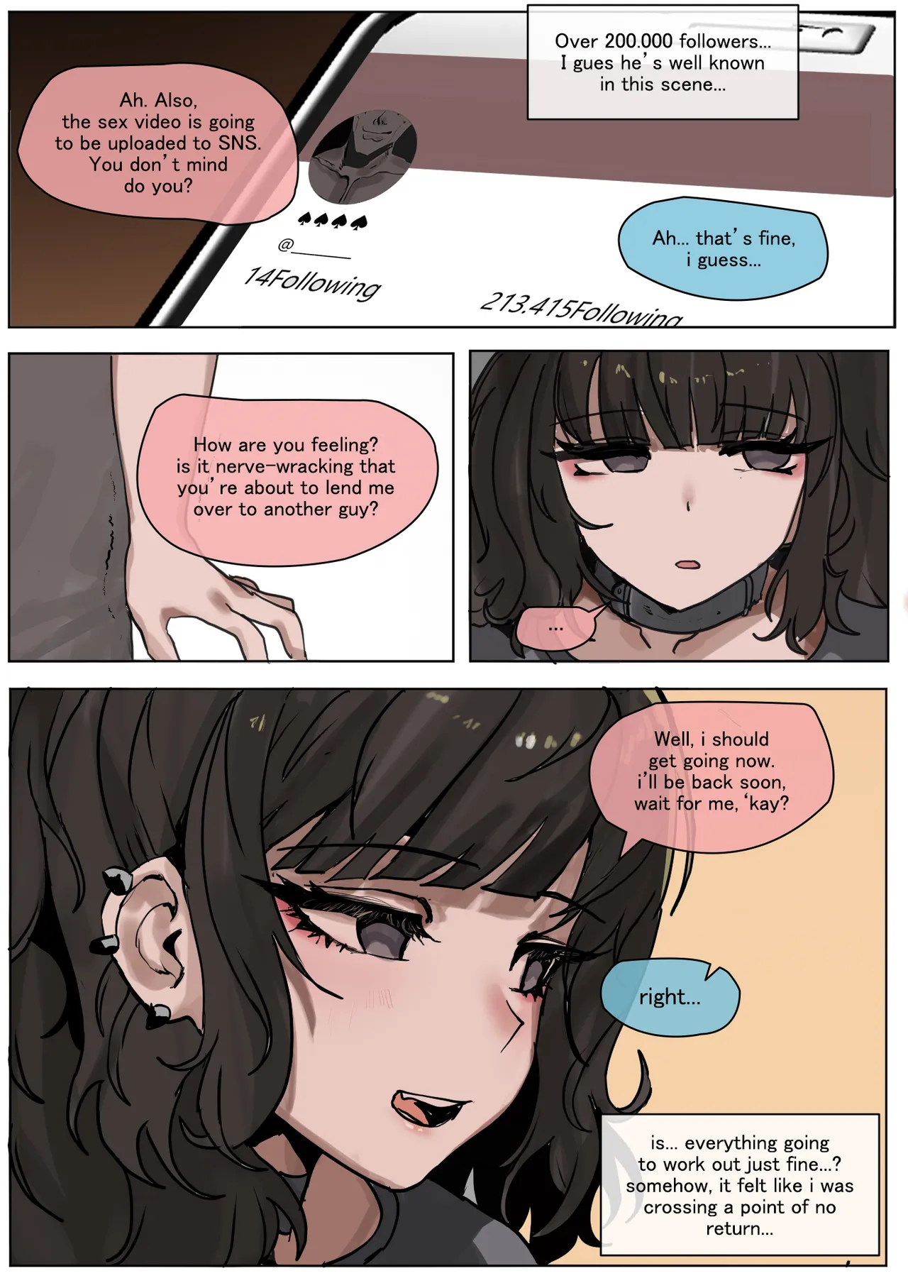 [Mh2en]The Eyes of The Unreadable girl Page 4