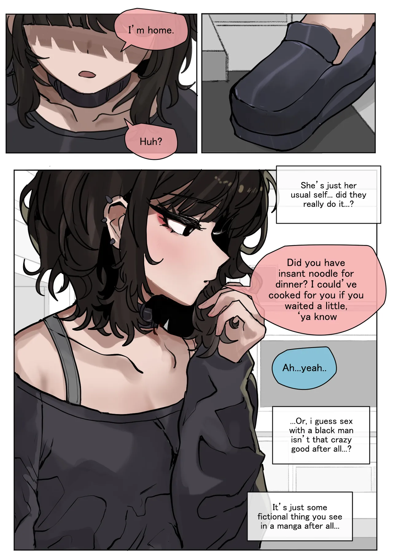 [Mh2en]The Eyes of The Unreadable girl Page 5