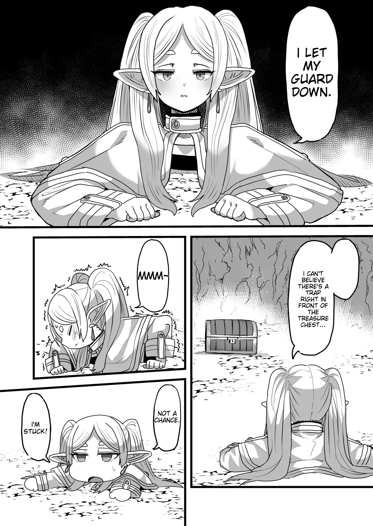[Sei no mamono (Sema)]Frieren and the Sensory Deprivation Hole(Sousou no Frieren) [Digital] Page 3