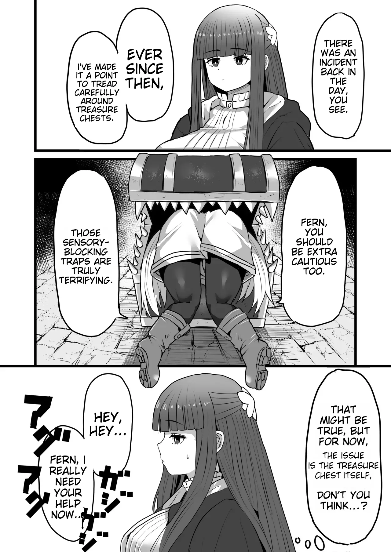 [Sei no mamono (Sema)]Frieren and the Sensory Deprivation Hole(Sousou no Frieren) [Digital] Page 33
