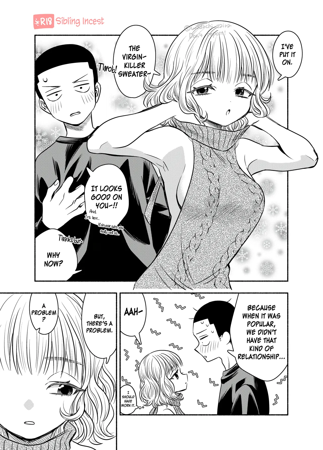 [Wadachi Taira]Doutei o Korosu Sweater | Virgin Killer Sweater[English] [CarlJPTL] Page 1