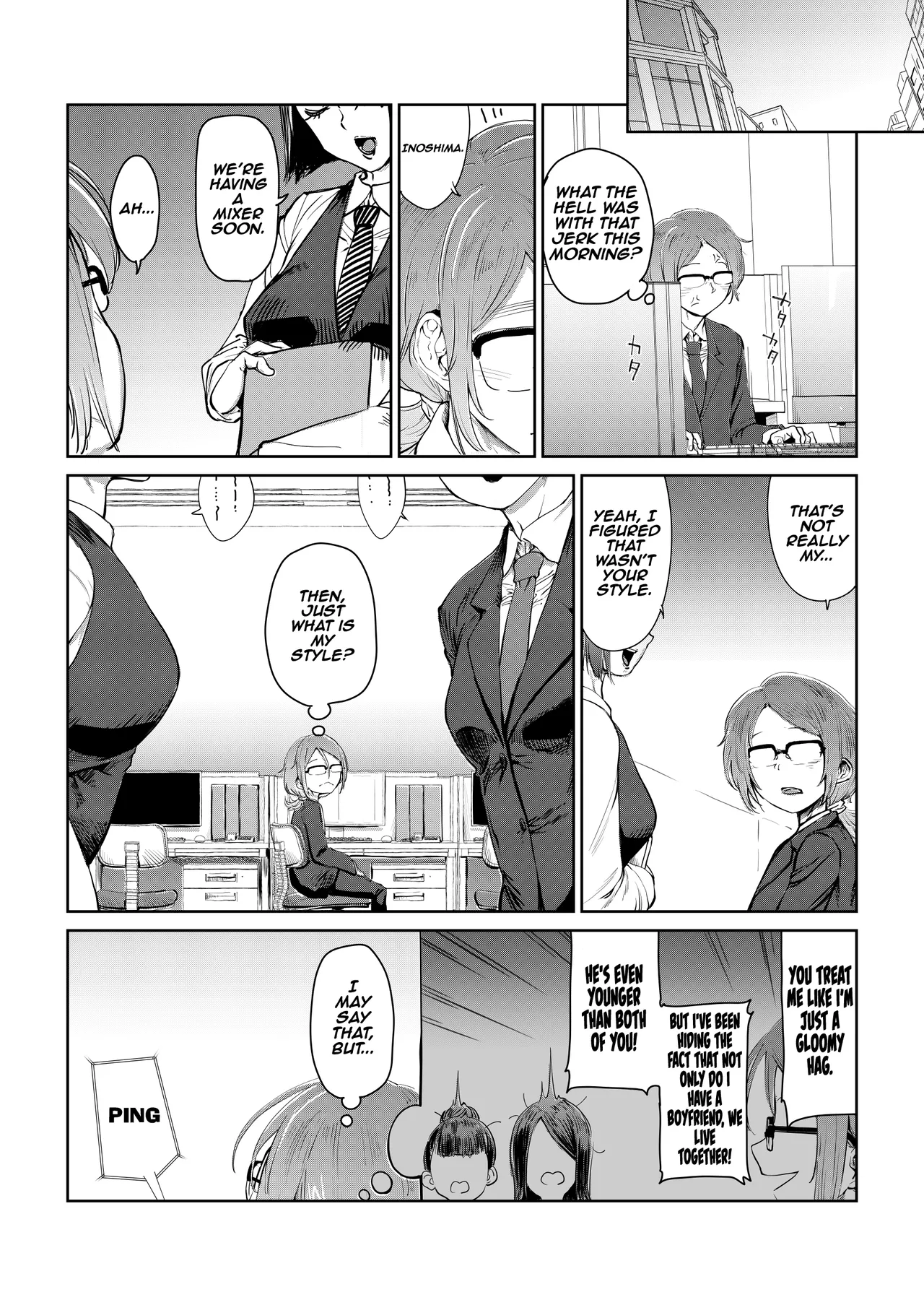 [HeMeLoPa (Yamada Shiguma)]Tsukareta OL Tai Himo Danshi[English] [Clawhammer] [Digital] Page 3