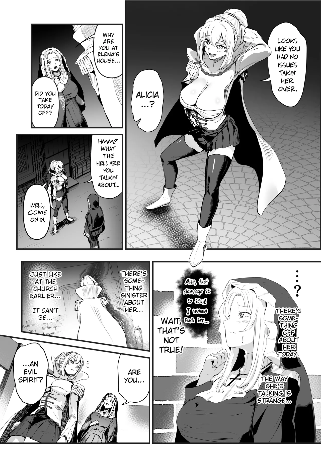 [Hyoui Lover (Hyoui Suki no Hito, Mishima Psycho)]Utsukushiki Isekai 3 Shimai no Hyouiroku[English] [TheFrogManScans] [Digital] Page 34