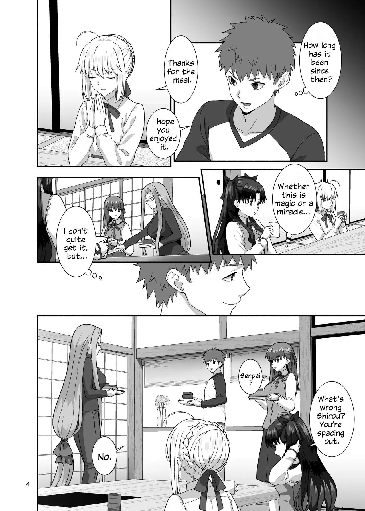 [Tsukinami Days (Kiya Hajime)]HEAVEN CAN WAIT(Fate/stay night) [Digital] [English] Page 3