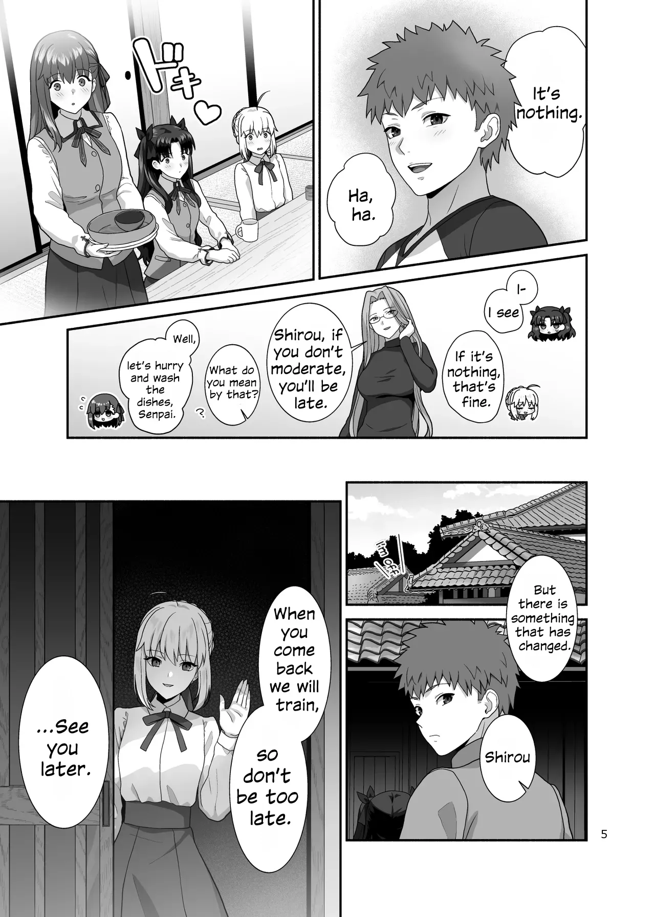 [Tsukinami Days (Kiya Hajime)]HEAVEN CAN WAIT(Fate/stay night) [Digital] [English] Page 4