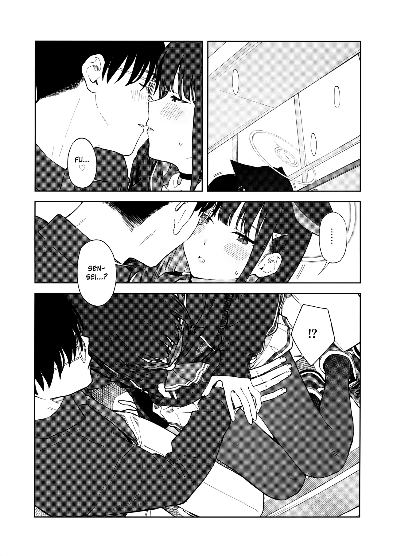 (C103) [Titano-makhia (Mikaduchi)]Sensei, Doushite Watashi nano...? | Sensei, Why Me...?(Blue Archive) [English] [SDF] Page 10