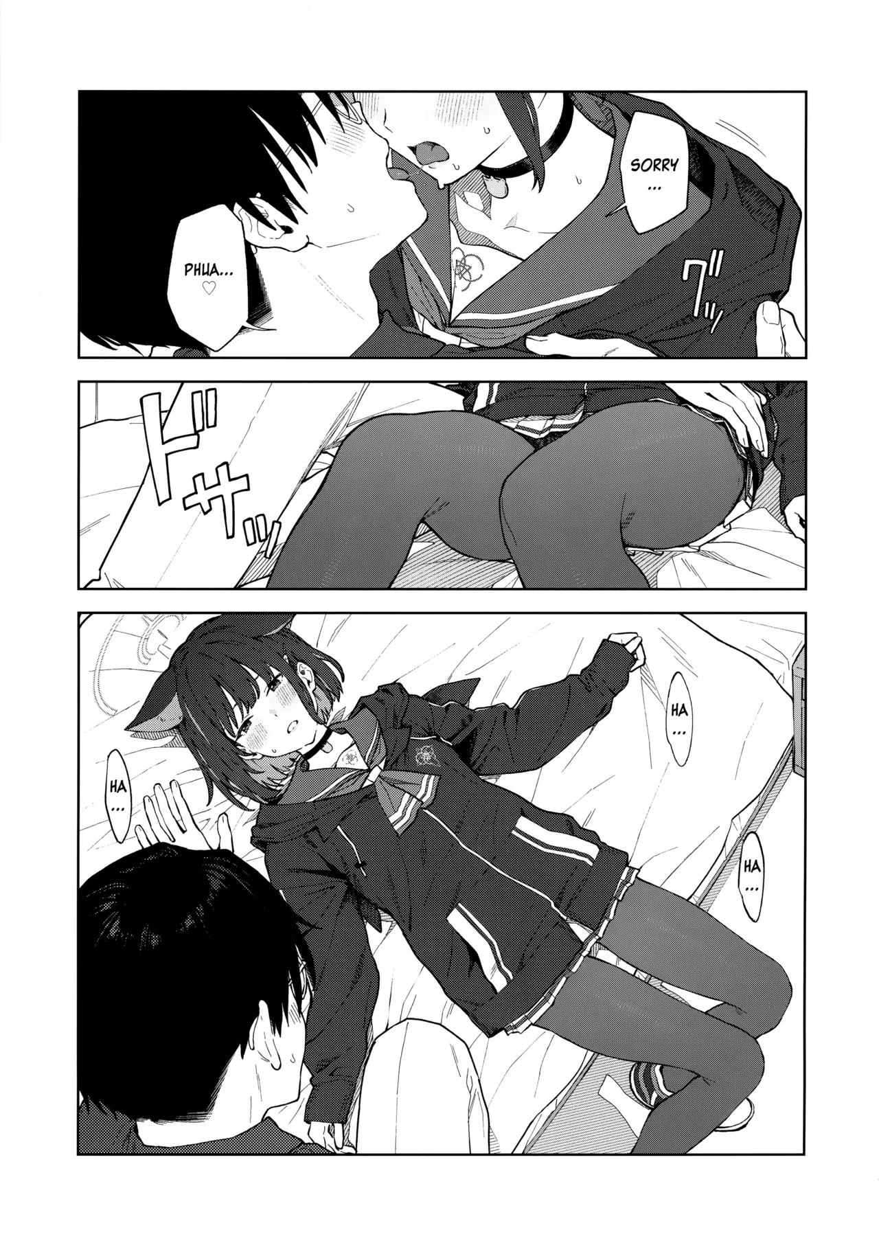 (C103) [Titano-makhia (Mikaduchi)]Sensei, Doushite Watashi nano...? | Sensei, Why Me...?(Blue Archive) [English] [SDF] Page 16