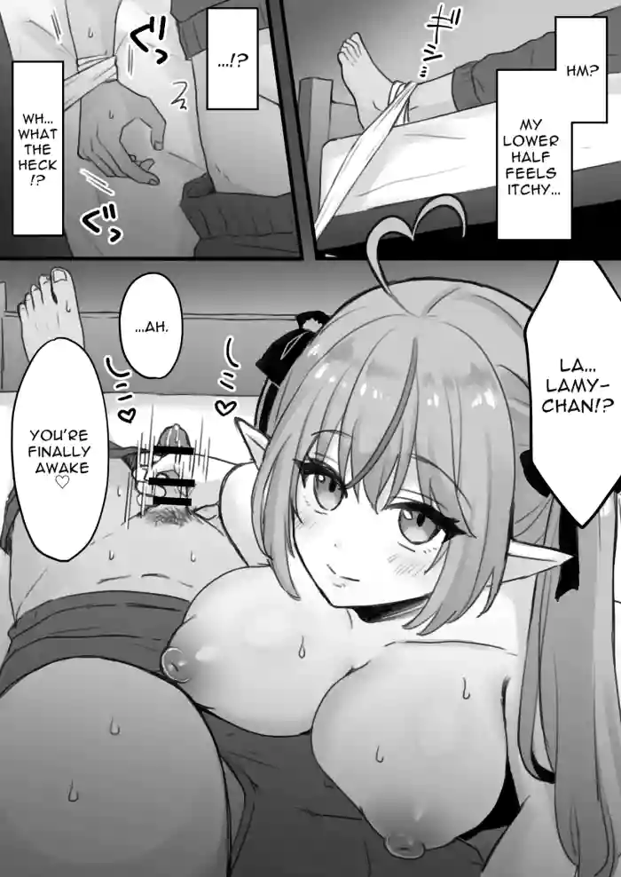 [Kokemomo]Lamy ni Shiborareru "Zenpen" | Lamy squeezes me "Part 1"(Yukihana Lamy) [English]