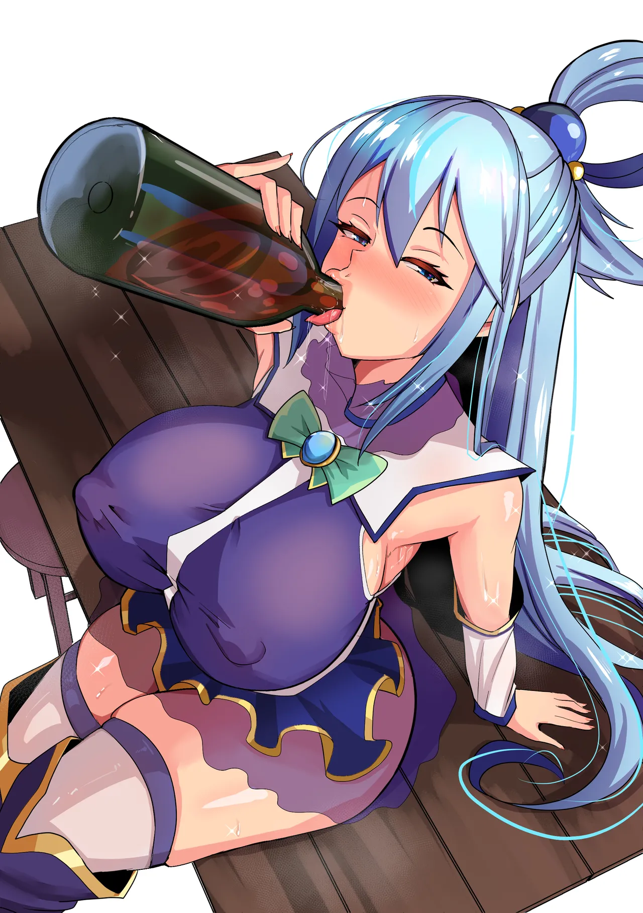 [Merkonig]Wenching 8 Aqua(Kono Subarashii Sekai ni Syukufuku o!) [English] [Decensored] Page 21