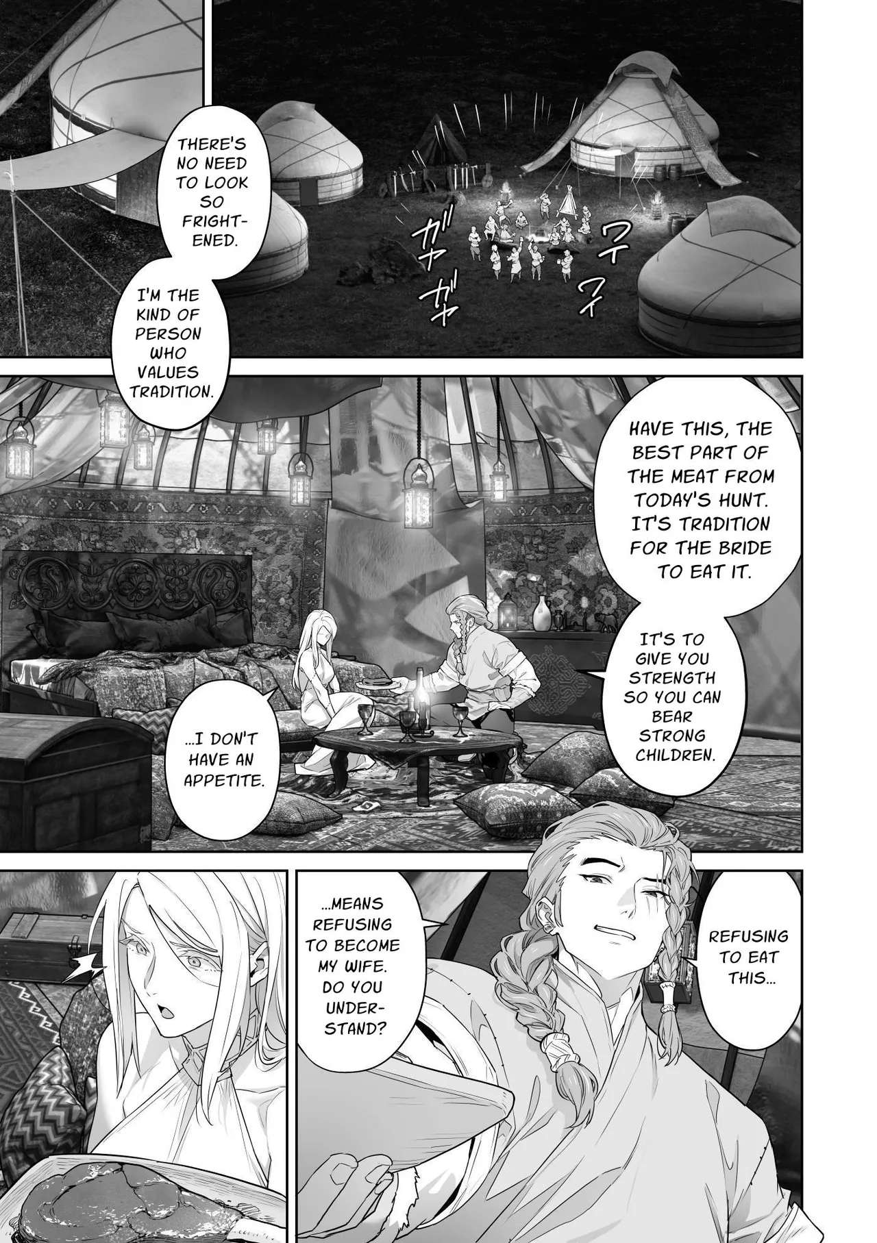 [BoneCage]Banzoku no Hanayome ~Ochita Himegimi~ | The Barbarians' Bride: The Fallen Princess[English] Page 26