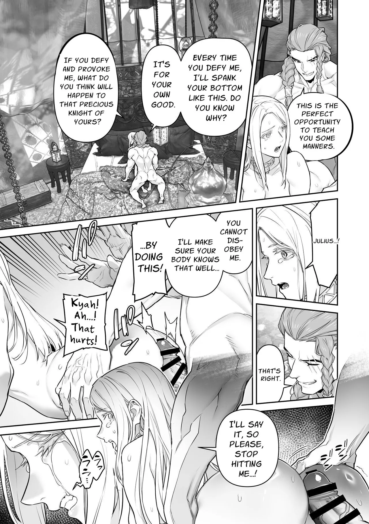 [BoneCage]Banzoku no Hanayome ~Ochita Himegimi~ | The Barbarians' Bride: The Fallen Princess[English] Page 42