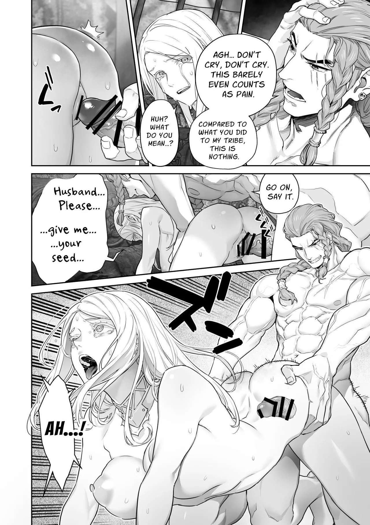 [BoneCage]Banzoku no Hanayome ~Ochita Himegimi~ | The Barbarians' Bride: The Fallen Princess[English] Page 43