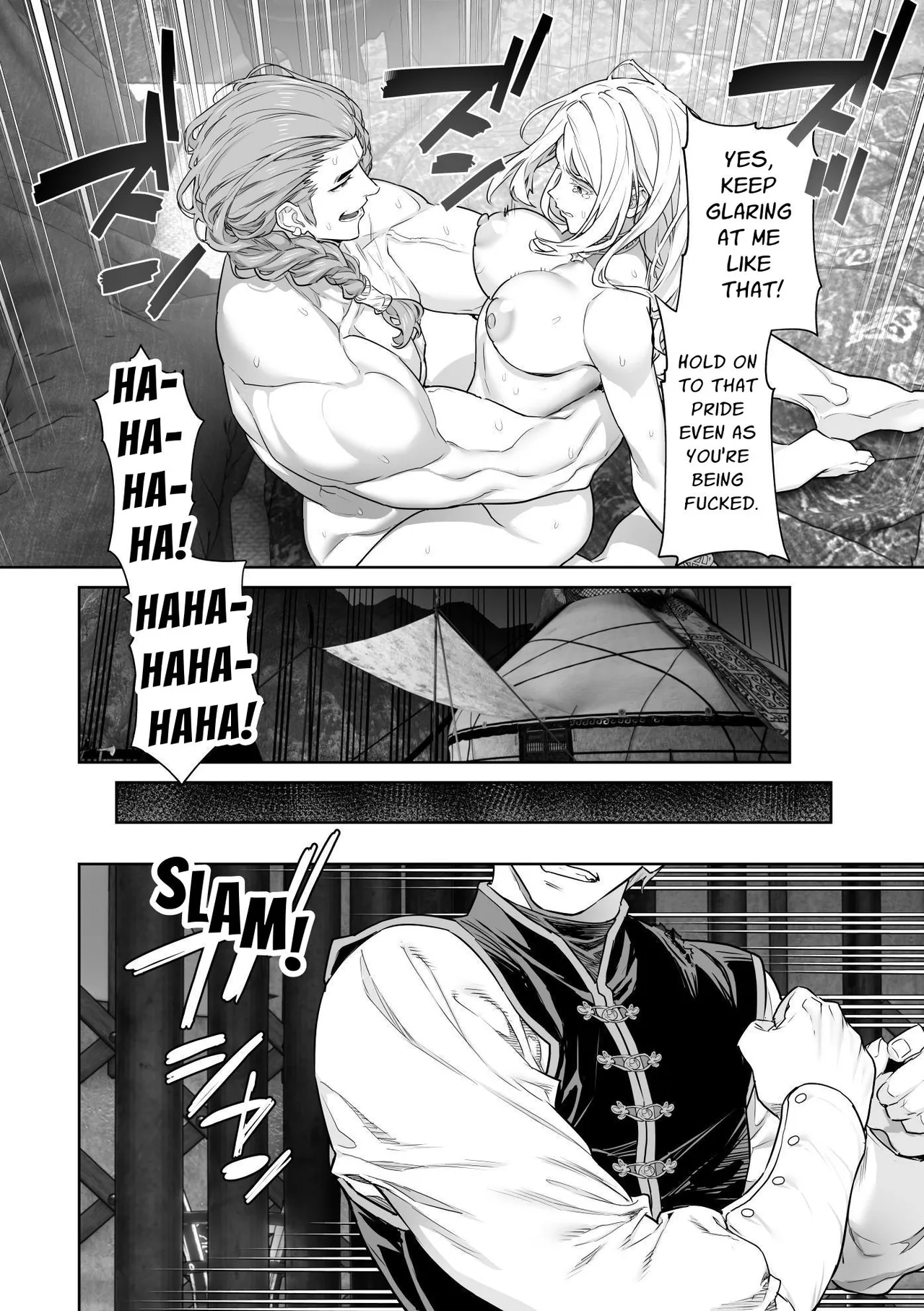 [BoneCage]Banzoku no Hanayome ~Ochita Himegimi~ | The Barbarians' Bride: The Fallen Princess[English] Page 49