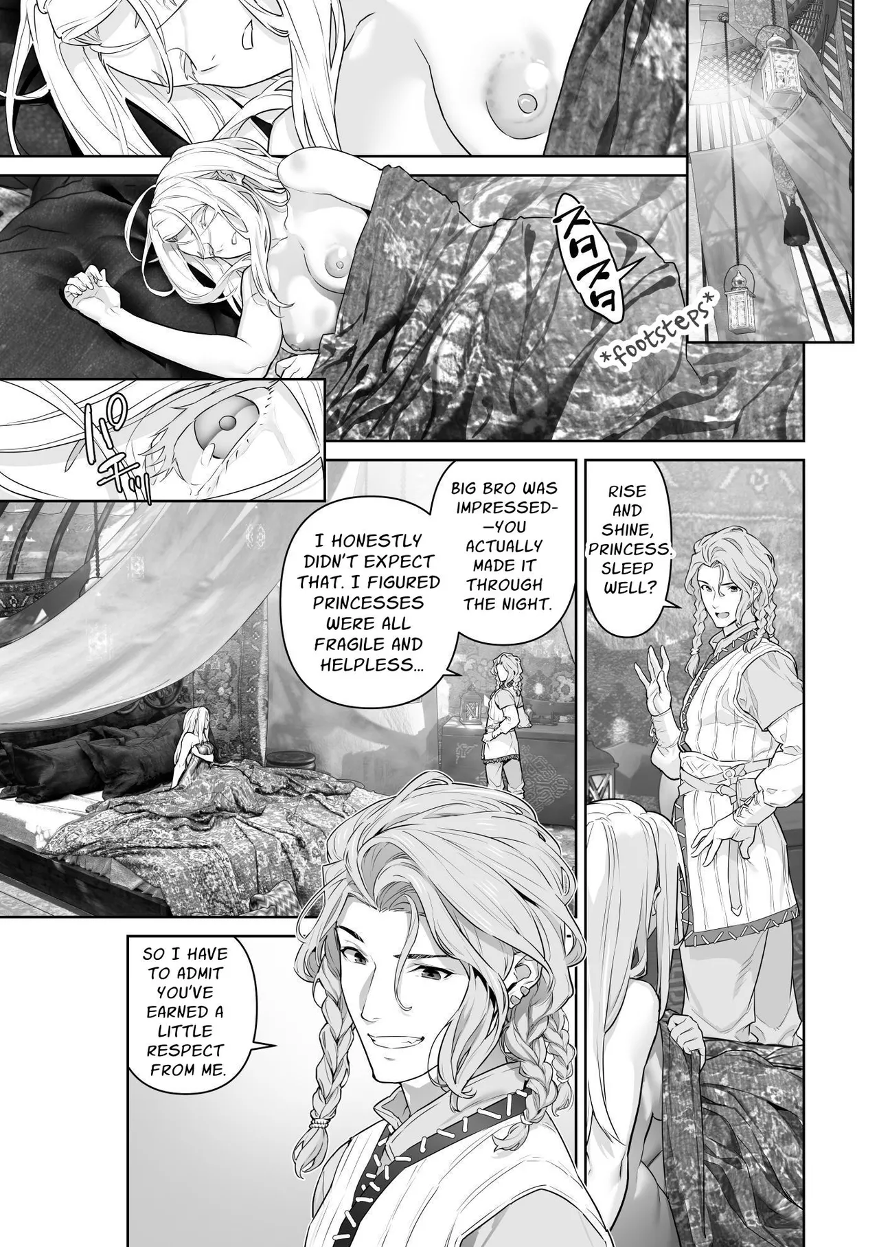[BoneCage]Banzoku no Hanayome ~Ochita Himegimi~ | The Barbarians' Bride: The Fallen Princess[English] Page 52