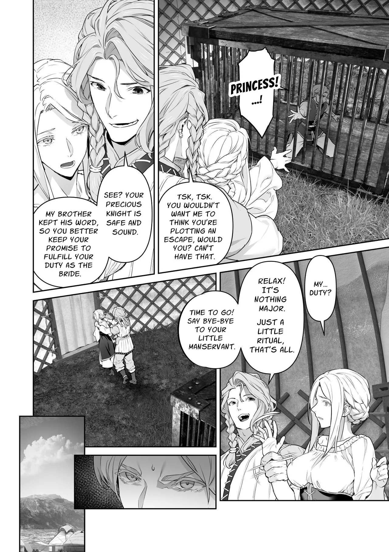 [BoneCage]Banzoku no Hanayome ~Ochita Himegimi~ | The Barbarians' Bride: The Fallen Princess[English] Page 55
