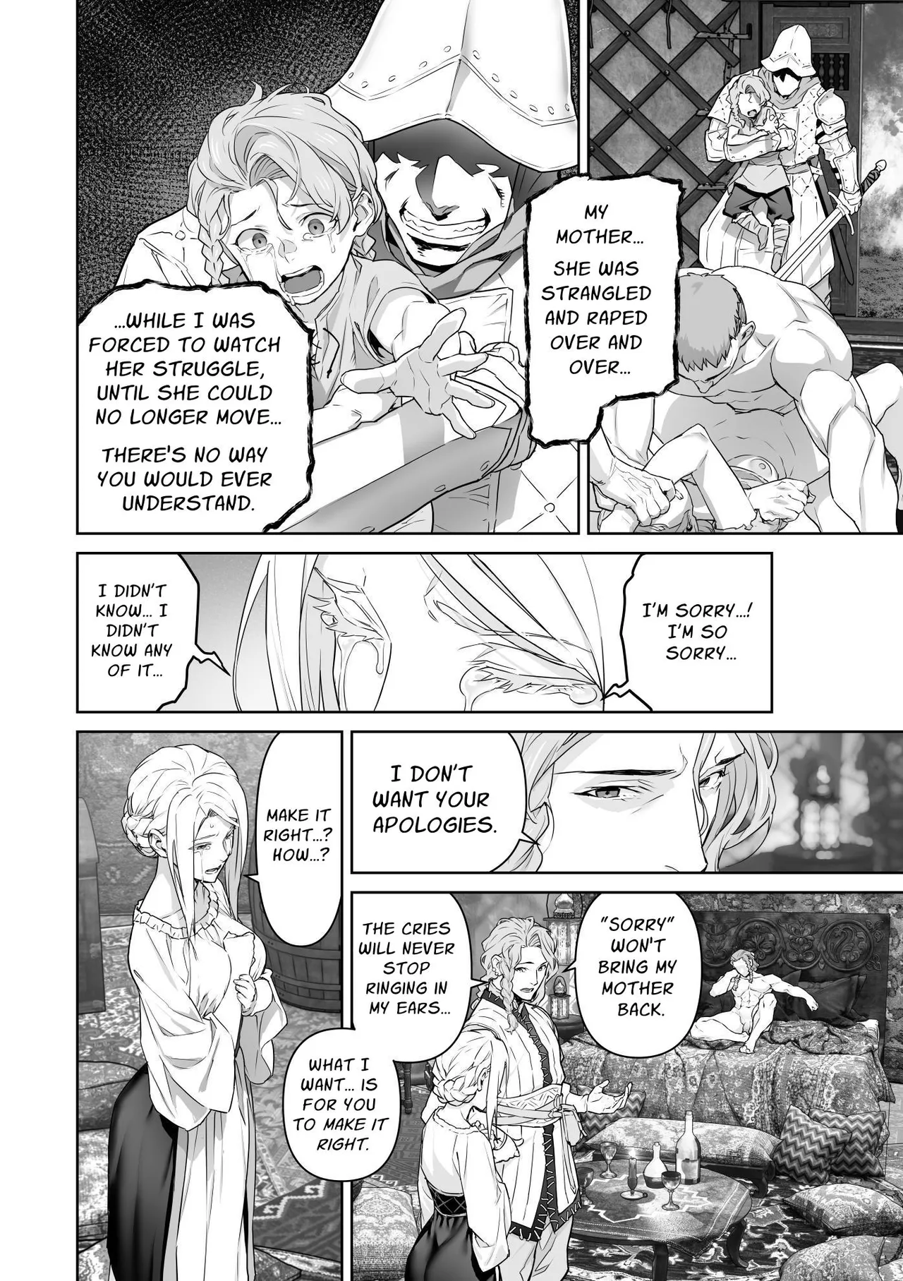 [BoneCage]Banzoku no Hanayome ~Ochita Himegimi~ | The Barbarians' Bride: The Fallen Princess[English] Page 61