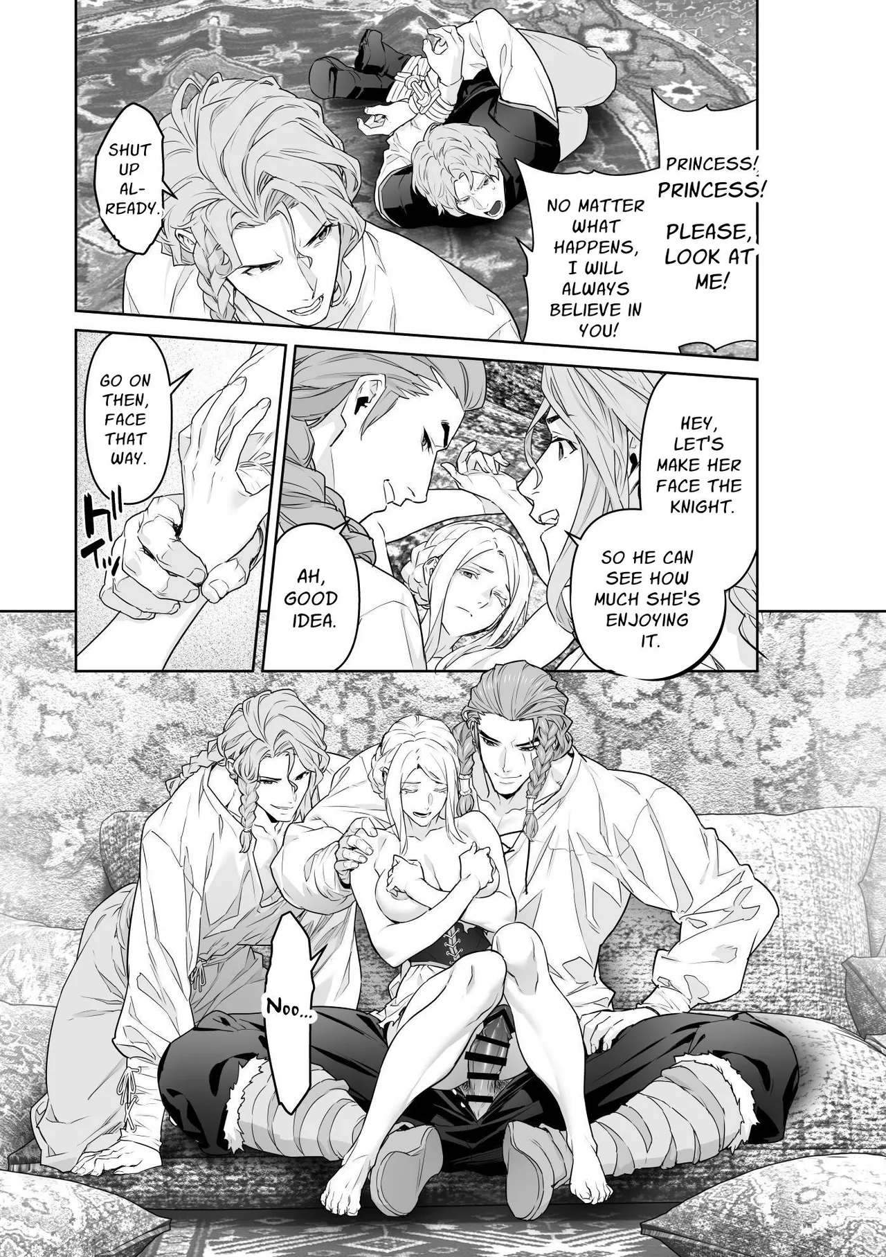 [BoneCage]Banzoku no Hanayome ~Ochita Himegimi~ | The Barbarians' Bride: The Fallen Princess[English] Page 87