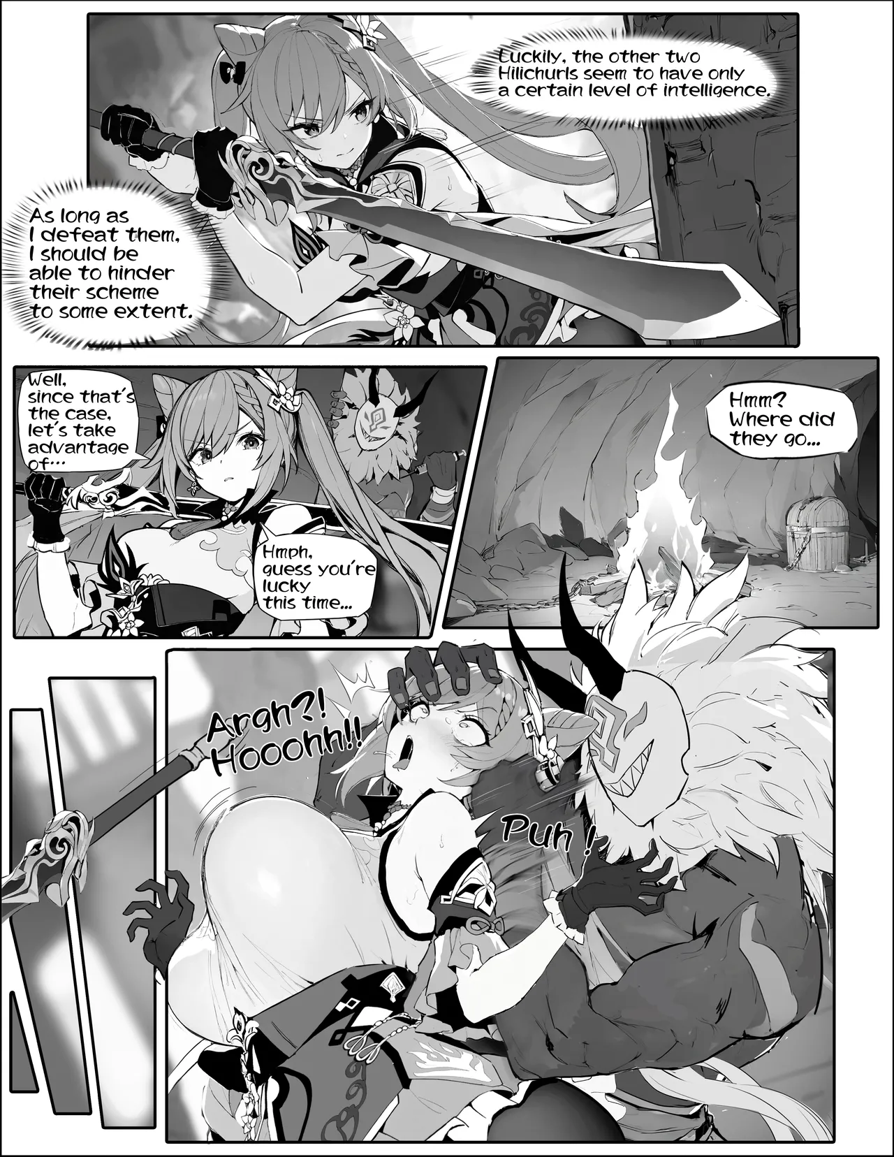 [Senie Shenxuan]Sennyuu Shippai! Haramase Senyouki ni Sareta Keqing | Infiltration Failed! Keqing become a Sex Slave!(Genshin Impact) [English] [Decensored] Page 2
