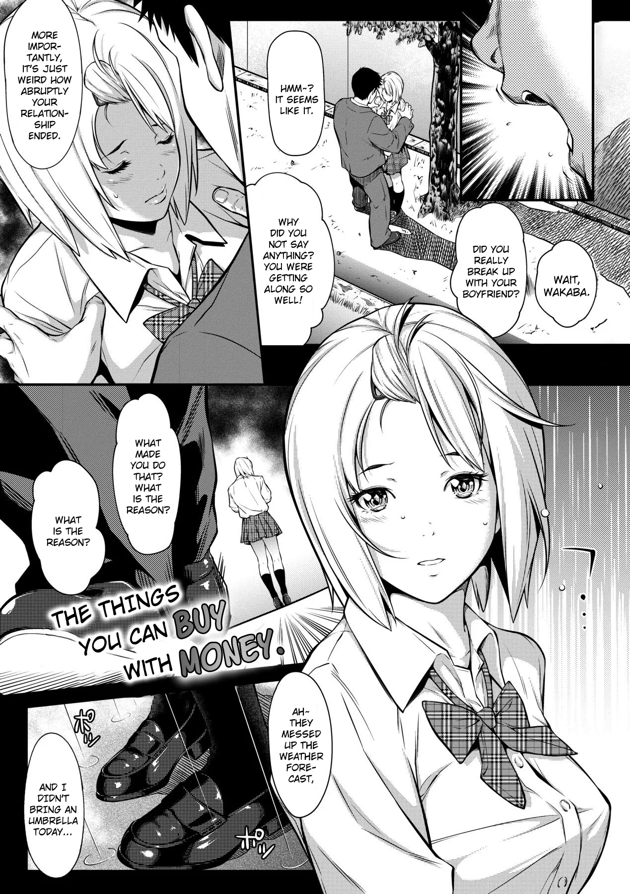 [Futamine Kobito]Okane de Kaeru Mono | The Things You Can Buy With Money.(Tooi Kimi ni, Boku wa Todokanai - I can't reach you, far away.) [English] [Decensored] [Digital] Page 1