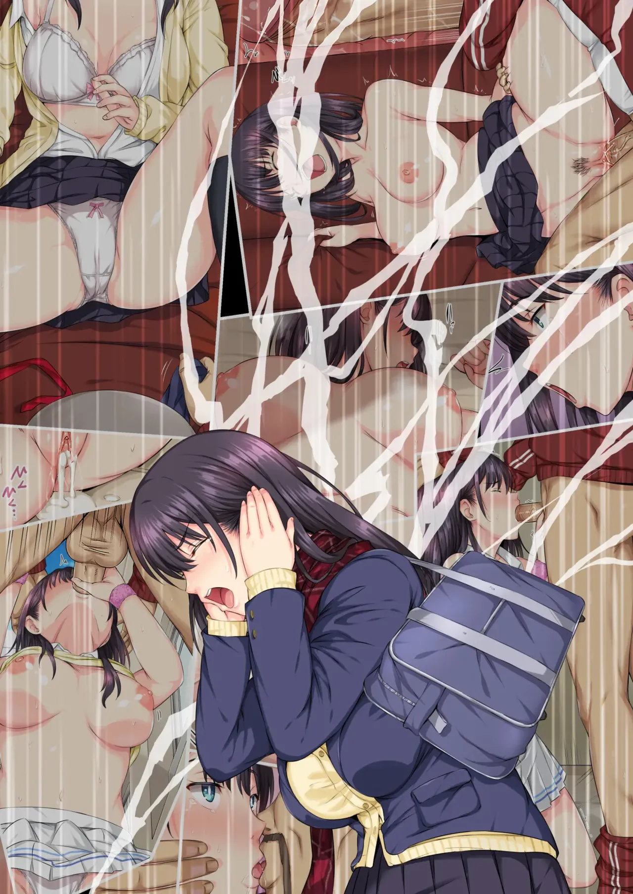 [Rokumarusou (Sanrokumaru)]Soshite Watashi wa Kyou mo Ano Otoko ni Taberareru Zoku | And So Today I'm Once Again Being Sexually Devoured By That Man 2[English] {Doujins.com} [Decensored] Page 46