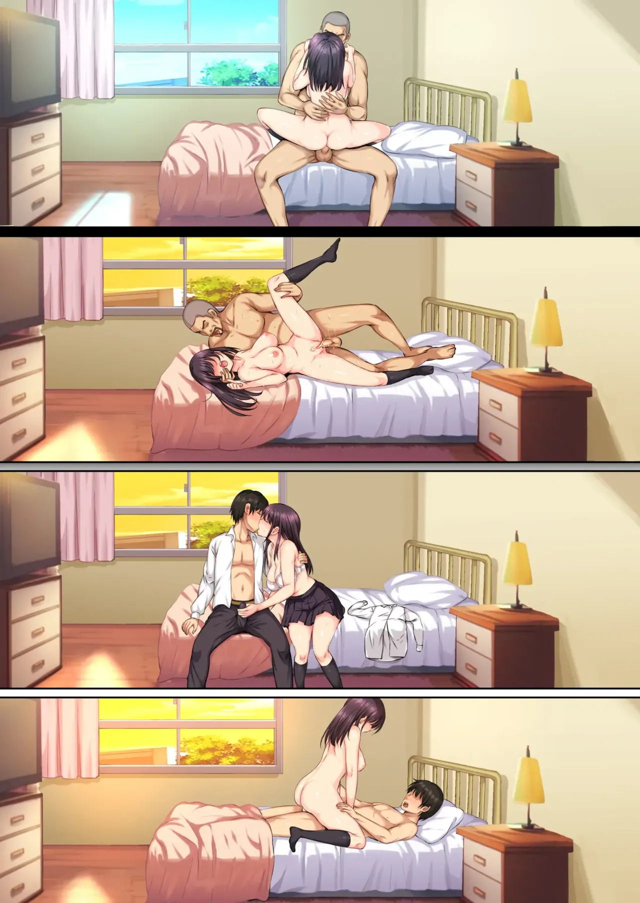 [Rokumarusou (Sanrokumaru)]Soshite Watashi wa Kyou mo Ano Otoko ni Taberareru Zoku | And So Today I'm Once Again Being Sexually Devoured By That Man 2[English] {Doujins.com} [Decensored] Page 65