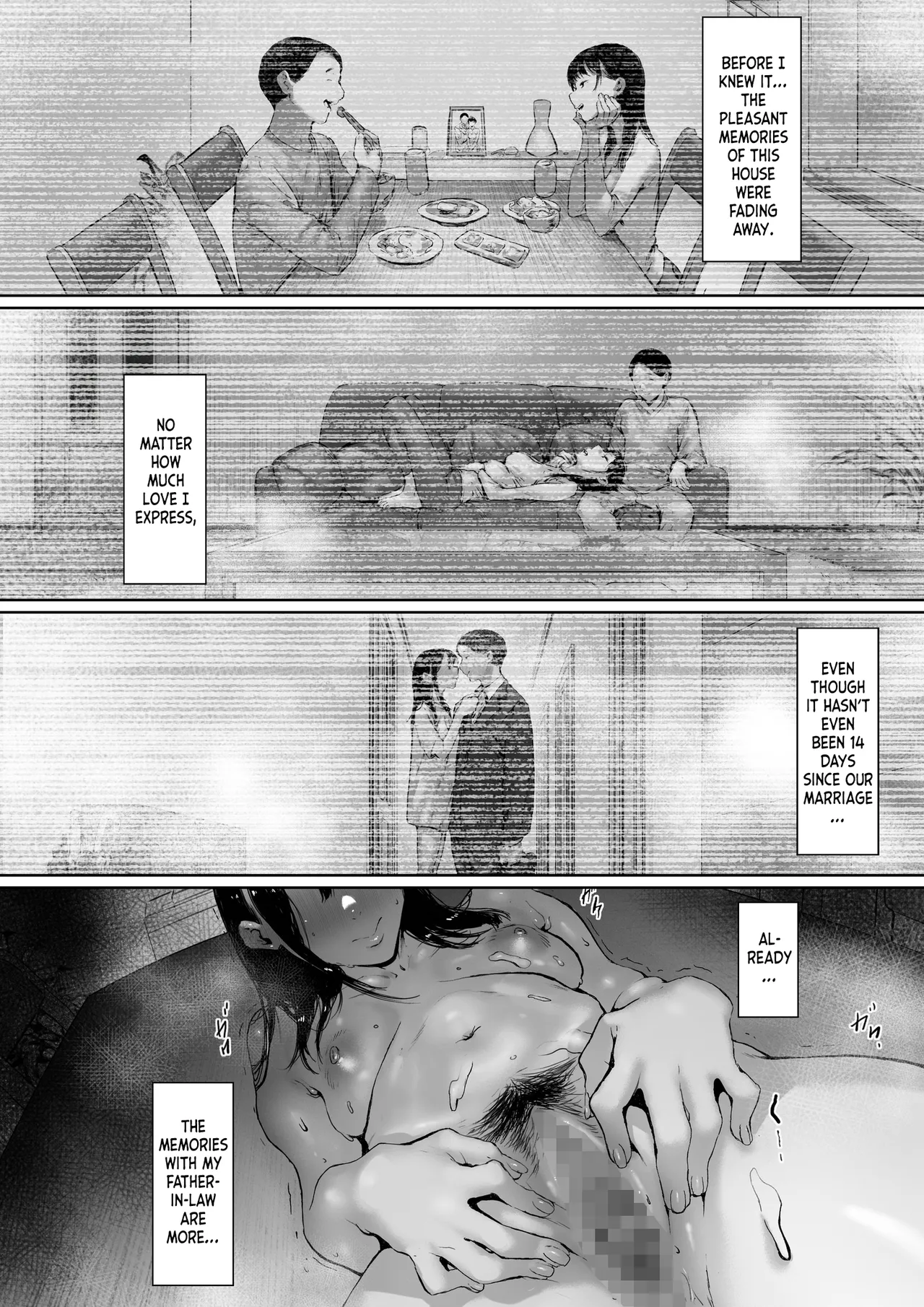 [Morita Shiki]Gifu to Doukyou Suru ni Natta Shiawase na Shinkon Seikatsu o Okuro Hazu datta no ni Ch. 2 | Now Living With My Father-In-Law, I Was Supposed to Have a Happy Newlywed Life Part 2[English] [Chalklog] Page 73