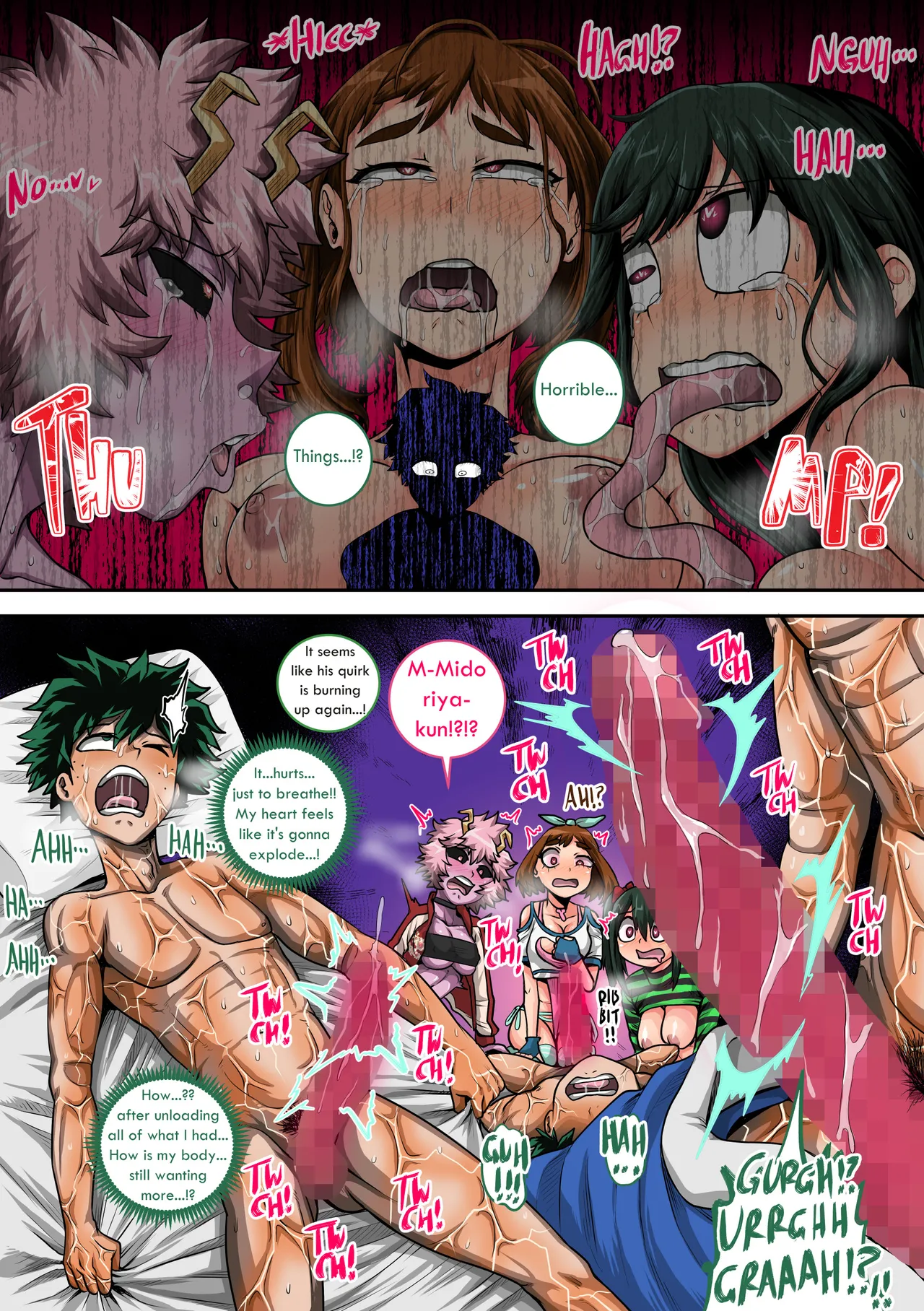 [Juicebox Koujou (Juna Juna Juice)]Boku no Harem Academia Ch. 8: Kanojo-tachi no Kesshin(kouhen) (Boku no Hero Academia) Page 14