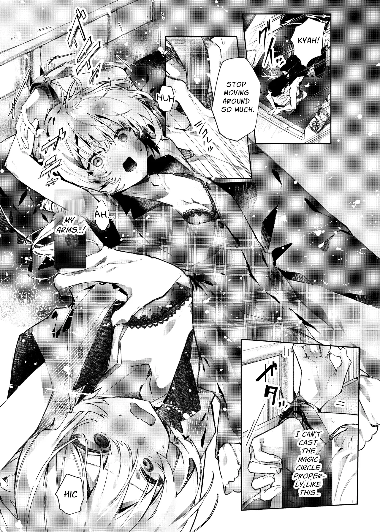 [Hankatsuu Shoujo (Enomoto Nao)]Majo Minarai wa xxx Shitakunai! - The Witch Apprentice Doesn't Want to xxx! | The Apprentice Witch Doesn't Want To XXX![English] [Cunny Garden] Page 17