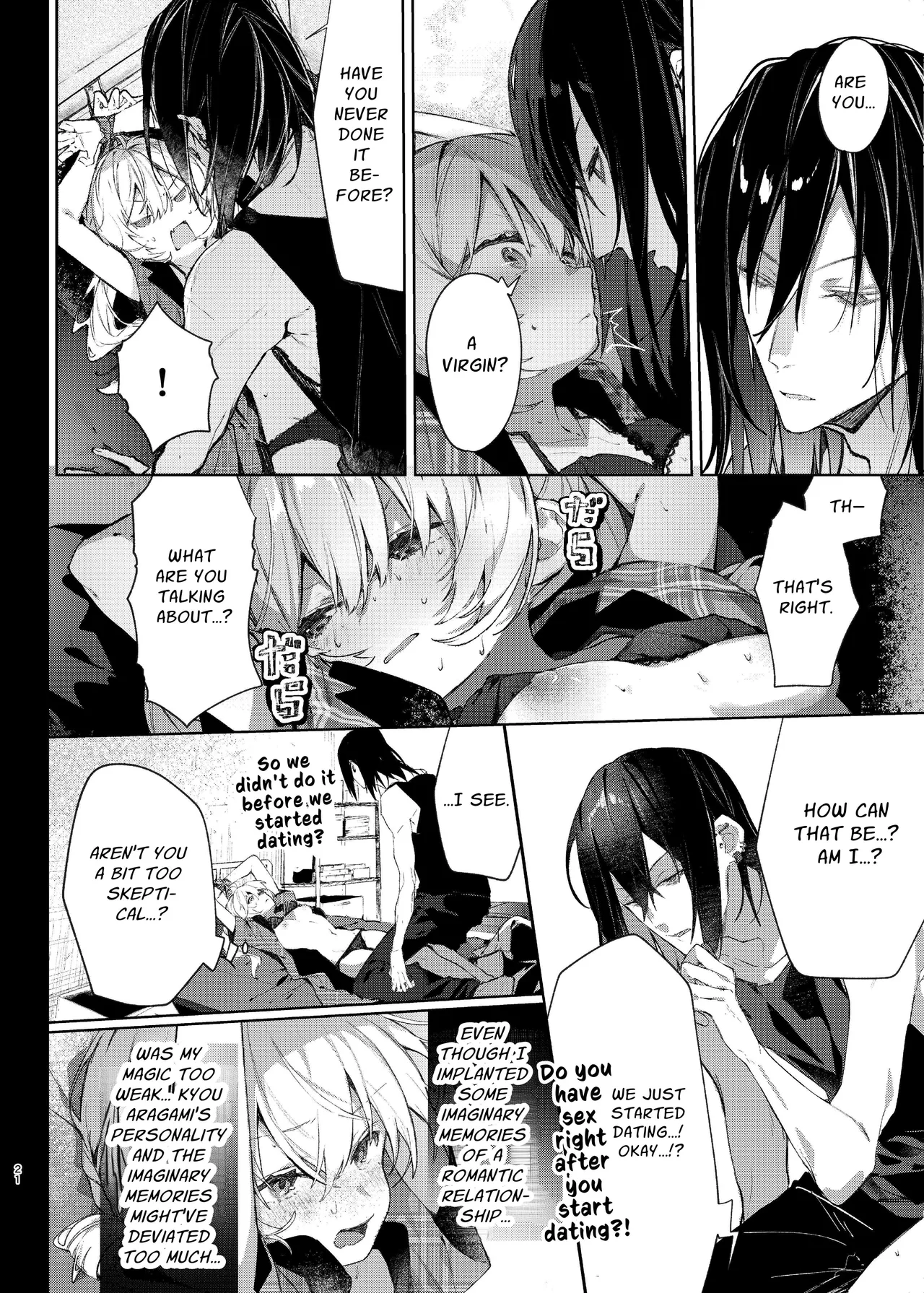 [Hankatsuu Shoujo (Enomoto Nao)]Majo Minarai wa xxx Shitakunai! - The Witch Apprentice Doesn't Want to xxx! | The Apprentice Witch Doesn't Want To XXX![English] [Cunny Garden] Page 21