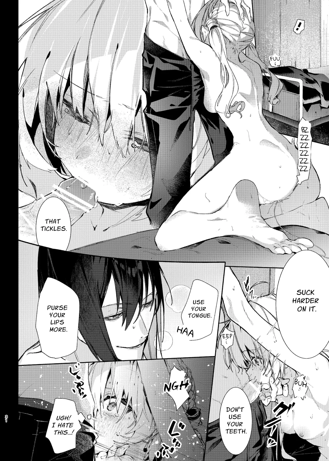 [Hankatsuu Shoujo (Enomoto Nao)]Majo Minarai wa xxx Shitakunai! - The Witch Apprentice Doesn't Want to xxx! | The Apprentice Witch Doesn't Want To XXX![English] [Cunny Garden] Page 31