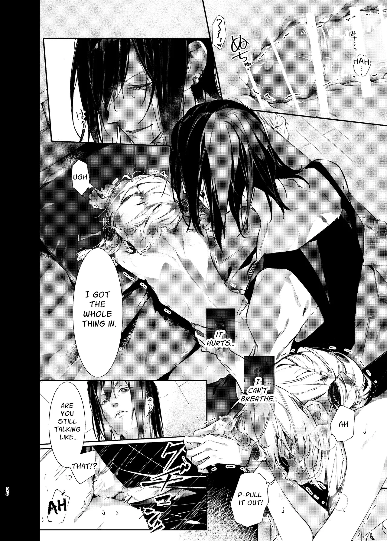 [Hankatsuu Shoujo (Enomoto Nao)]Majo Minarai wa xxx Shitakunai! - The Witch Apprentice Doesn't Want to xxx! | The Apprentice Witch Doesn't Want To XXX![English] [Cunny Garden] Page 35
