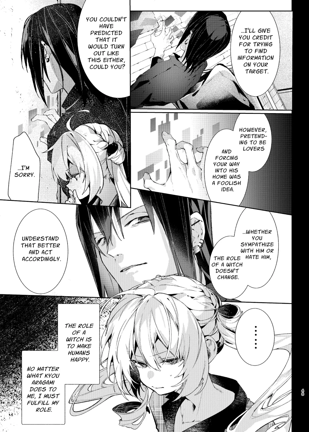 [Hankatsuu Shoujo (Enomoto Nao)]Majo Minarai wa xxx Shitakunai! - The Witch Apprentice Doesn't Want to xxx! | The Apprentice Witch Doesn't Want To XXX![English] [Cunny Garden] Page 48