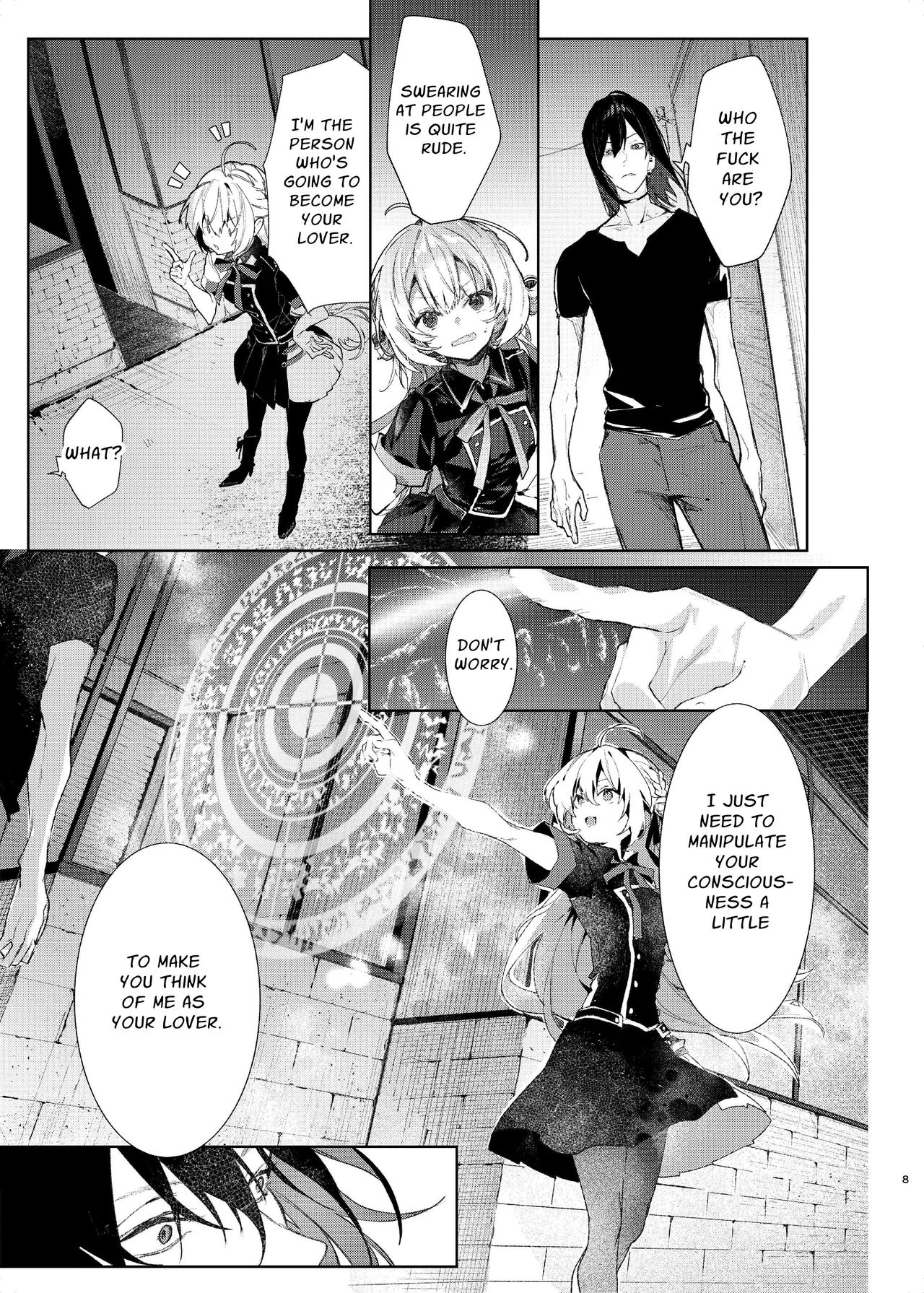 [Hankatsuu Shoujo (Enomoto Nao)]Majo Minarai wa xxx Shitakunai! - The Witch Apprentice Doesn't Want to xxx! | The Apprentice Witch Doesn't Want To XXX![English] [Cunny Garden] Page 8