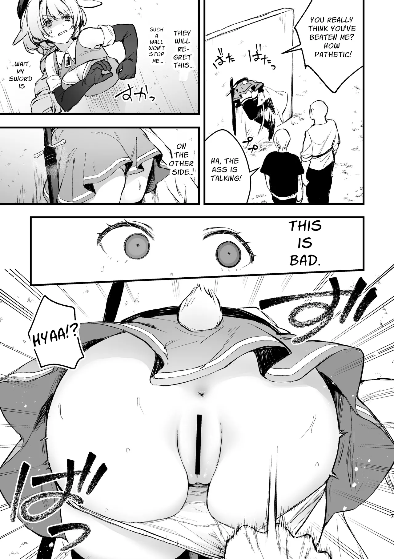 [Beans Mame (Mochiji)]Kabeshiri Usagi Boukensha, Kusuri de Kyousei Hatsujou!? | KABESHIRI ~ass in the wall gloryhole~ Bunny Adventurer's Drug Induced Estrus[English] [よろきんパン工場] [Digital] Page 7