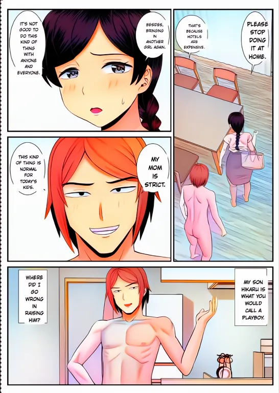 [Aramaa]Less no Hahaoya ga Yarichin no Musuko ni Semarareru[English] Page 4