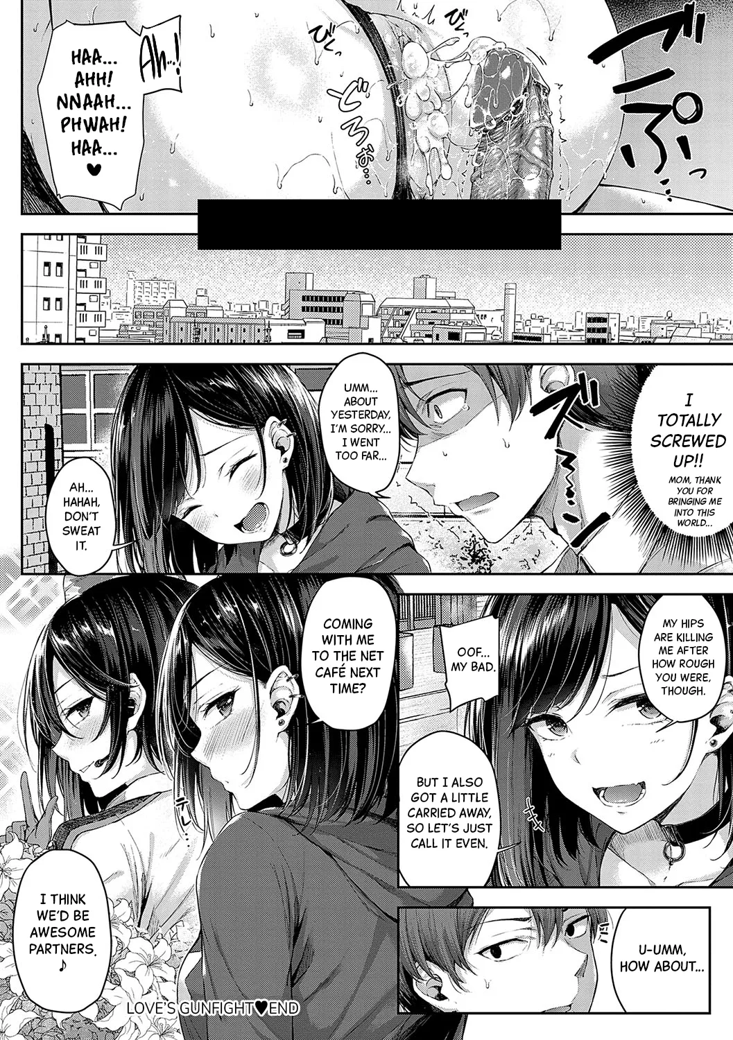 [Napo]Koi no Gunfight | Love's Gunfight Ch.1-2[English] [Black Grimoires] [Decensored] [Digital] Page 28