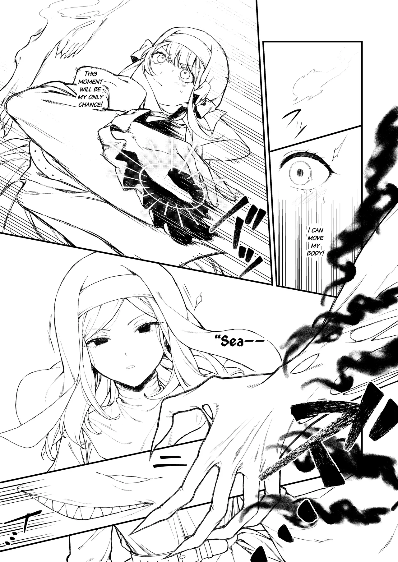 [Beans Mame (Mochiji)]Haiboku no Daishou ~Okasare Ubaware Hametsu suru Shuudoujou~ | Price of Defeat: Downfall of the Violated and Plundered Sister[English] [Kimagure] [Digital] Page 114