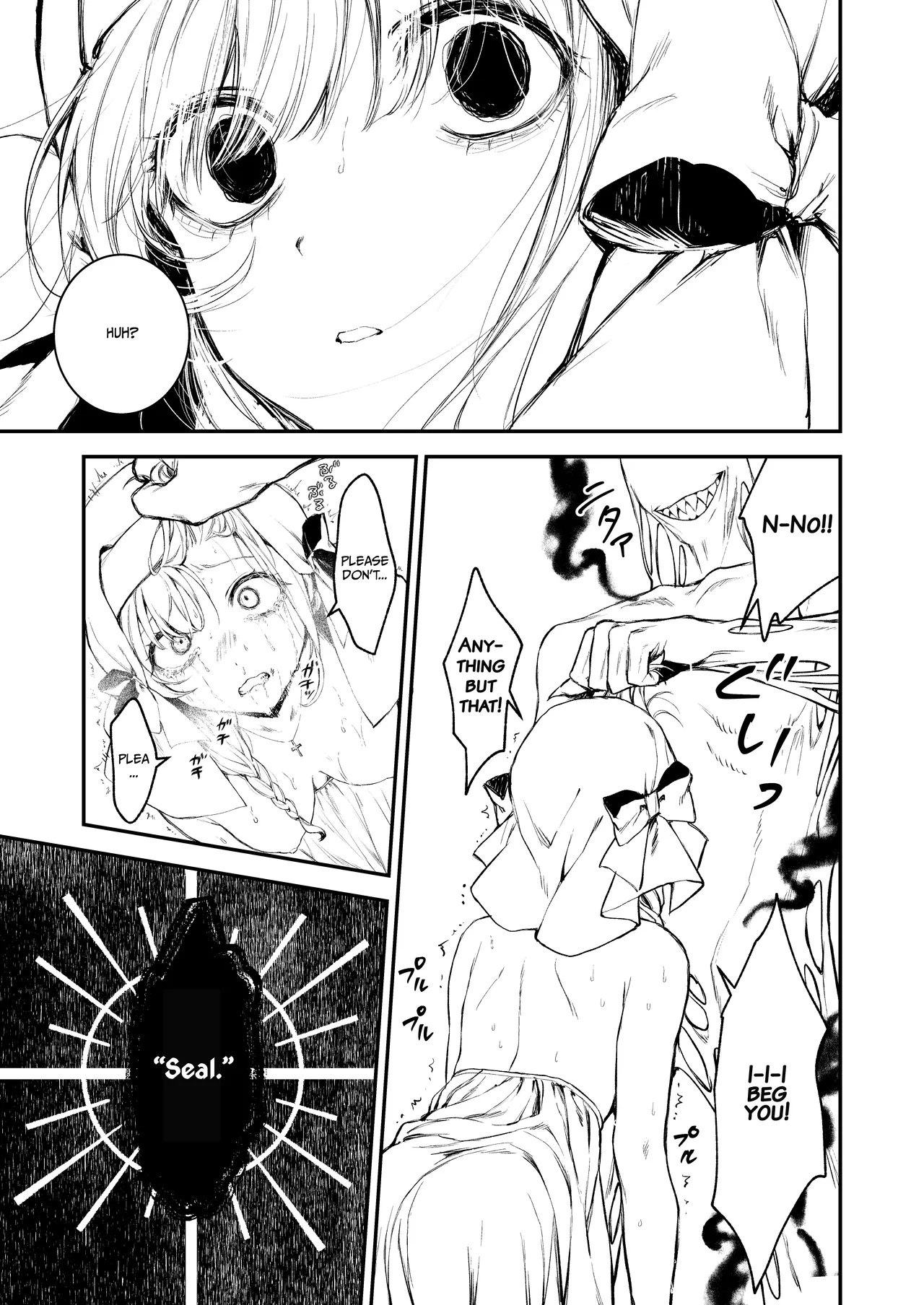 [Beans Mame (Mochiji)]Haiboku no Daishou ~Okasare Ubaware Hametsu suru Shuudoujou~ | Price of Defeat: Downfall of the Violated and Plundered Sister[English] [Kimagure] [Digital] Page 128