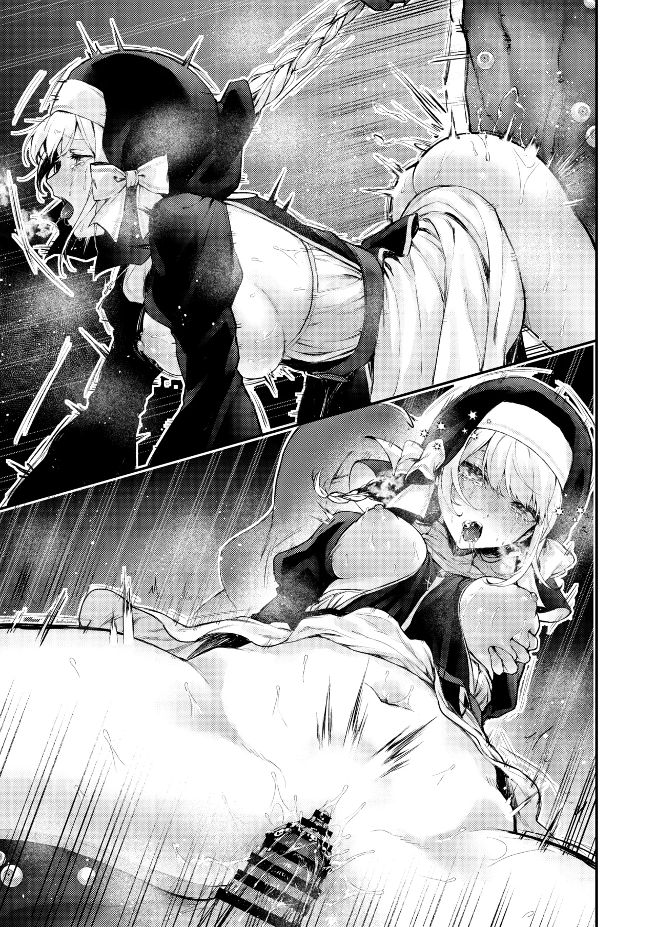 [Beans Mame (Mochiji)]Haiboku no Daishou ~Okasare Ubaware Hametsu suru Shuudoujou~ | Price of Defeat: Downfall of the Violated and Plundered Sister[English] [Kimagure] [Digital] Page 216