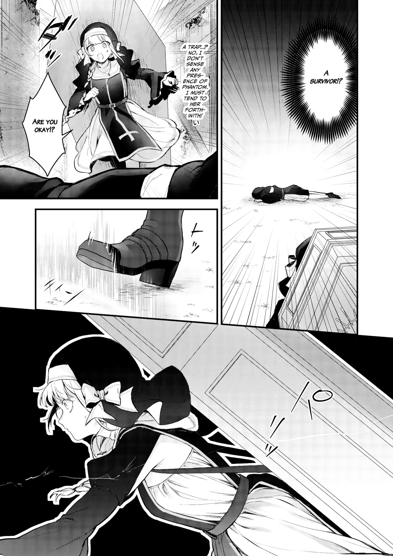 [Beans Mame (Mochiji)]Haiboku no Daishou ~Okasare Ubaware Hametsu suru Shuudoujou~ | Price of Defeat: Downfall of the Violated and Plundered Sister[English] [Kimagure] [Digital] Page 54