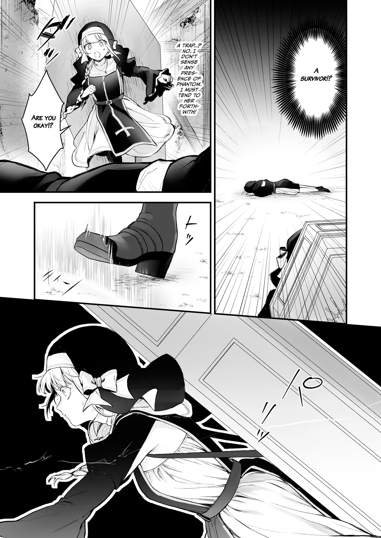 [Beans Mame (Mochiji)]Haiboku no Daishou ~Okasare Ubaware Hametsu suru Shuudoujou~ | Price of Defeat: Downfall of the Violated and Plundered Sister[English] [Kimagure] [Digital] Page 8