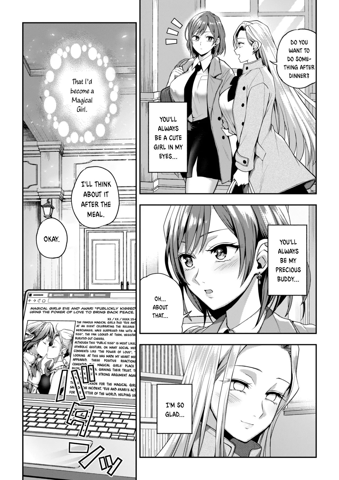 [Nagashiro Rouge]Eigyou Mahou Shoujo ga Kiss Shitara Ch. 1-3 | When Magical Girls Kiss Chapter 1-3 (END) + Extra[English] Page 95