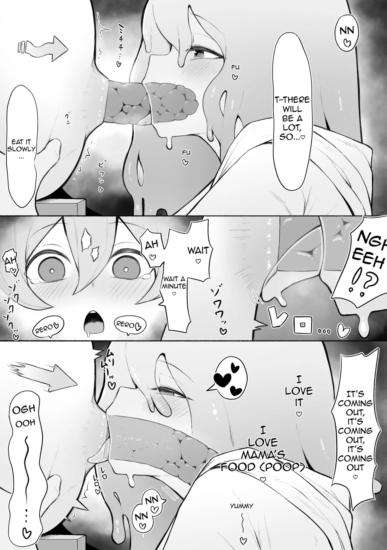 [Kakuzai]Majo no Unko o Taberu Slime Musume | Slime girl eating the witch's shit[English] Page 2