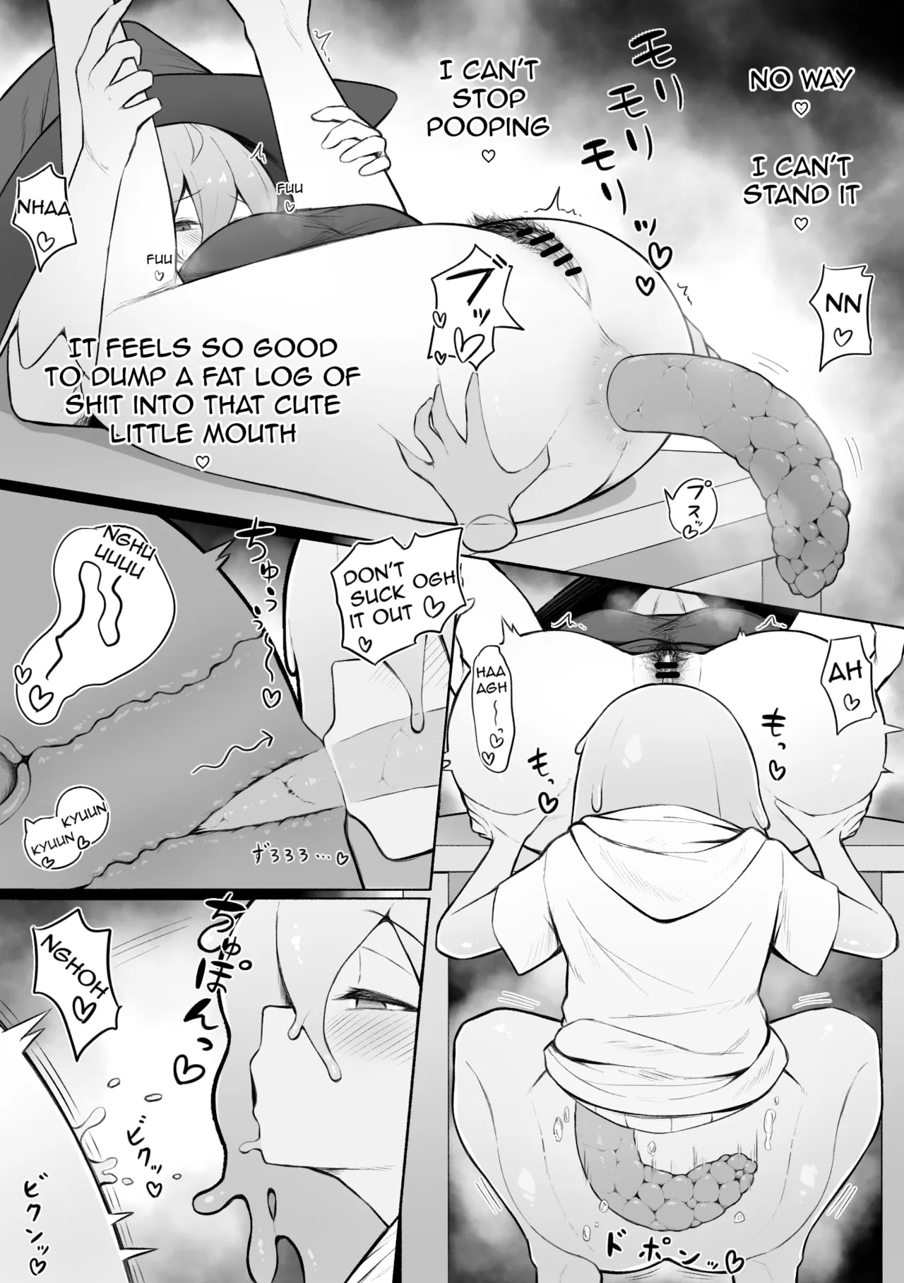[Kakuzai]Majo no Unko o Taberu Slime Musume | Slime girl eating the witch's shit[English] Page 3