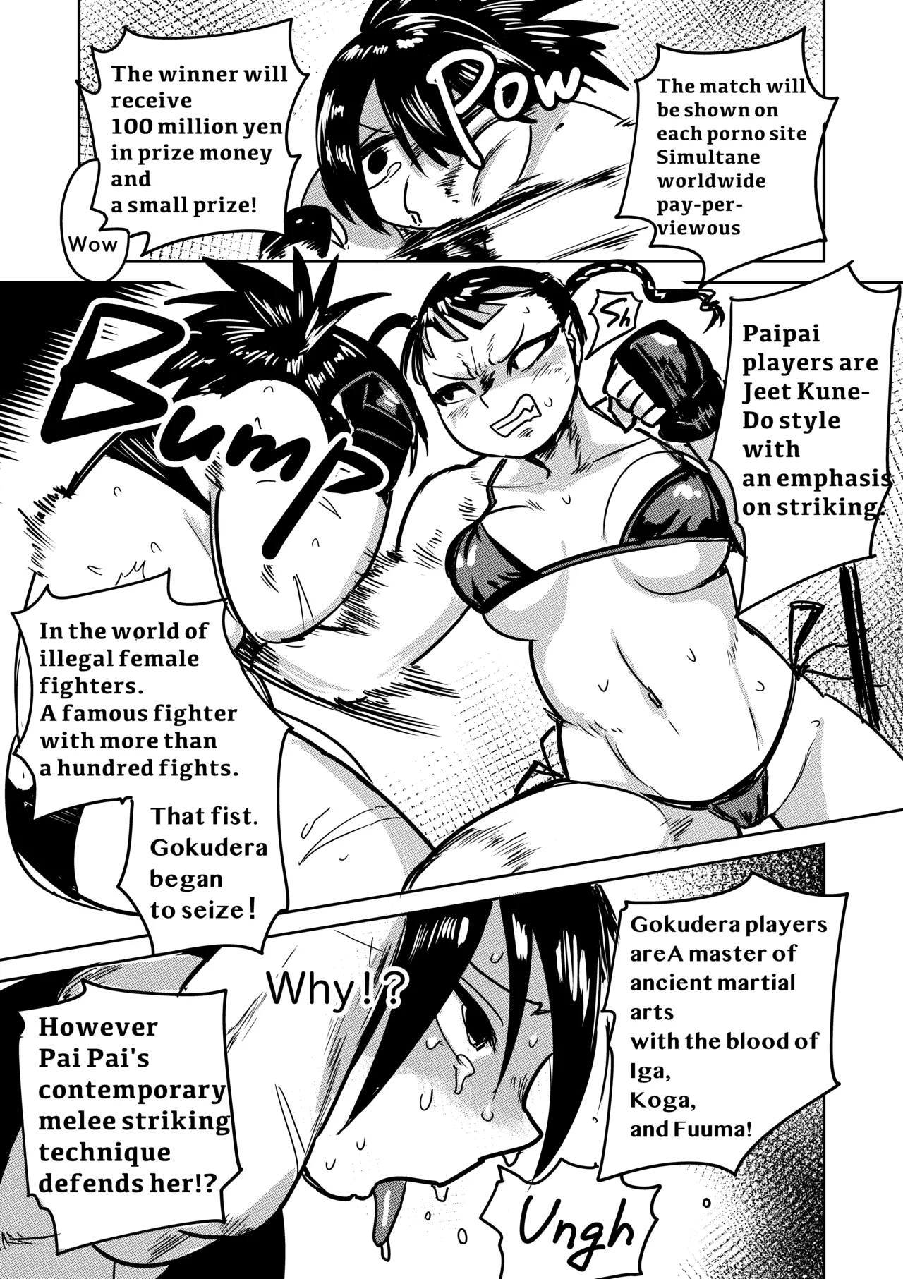 [Popo Yama Mangetsu]Zetsumei Ninshin Akume Battle | Fatal Pregancy Acme Battle[English] Page 4