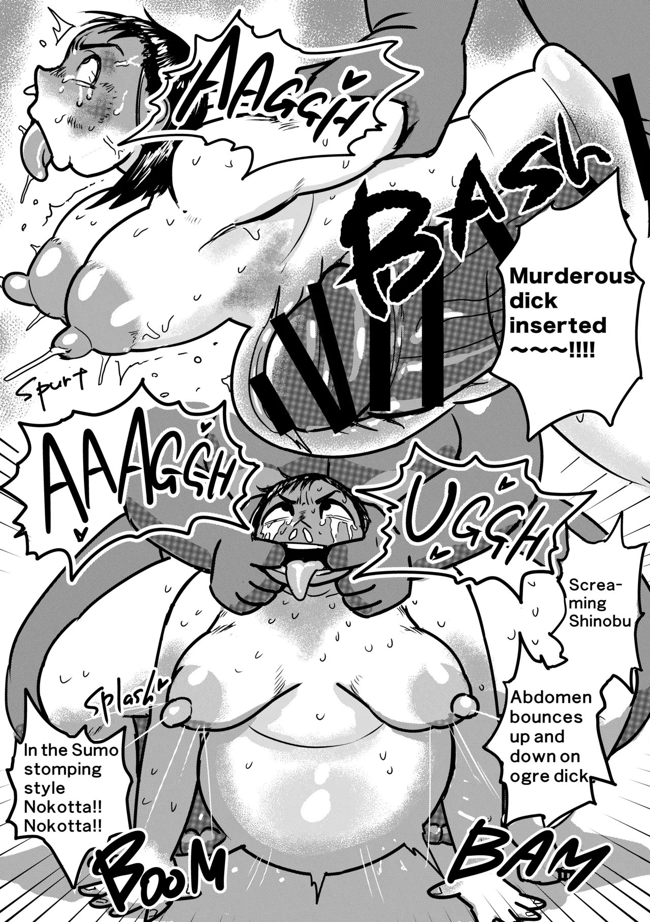 [Popo Yama Mangetsu]Zetsumei Ninshin Akume Battle | Fatal Pregancy Acme Battle[English] Page 41