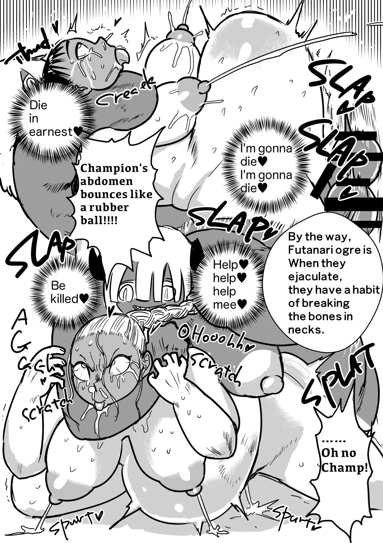 [Popo Yama Mangetsu]Zetsumei Ninshin Akume Battle | Fatal Pregancy Acme Battle[English] Page 44