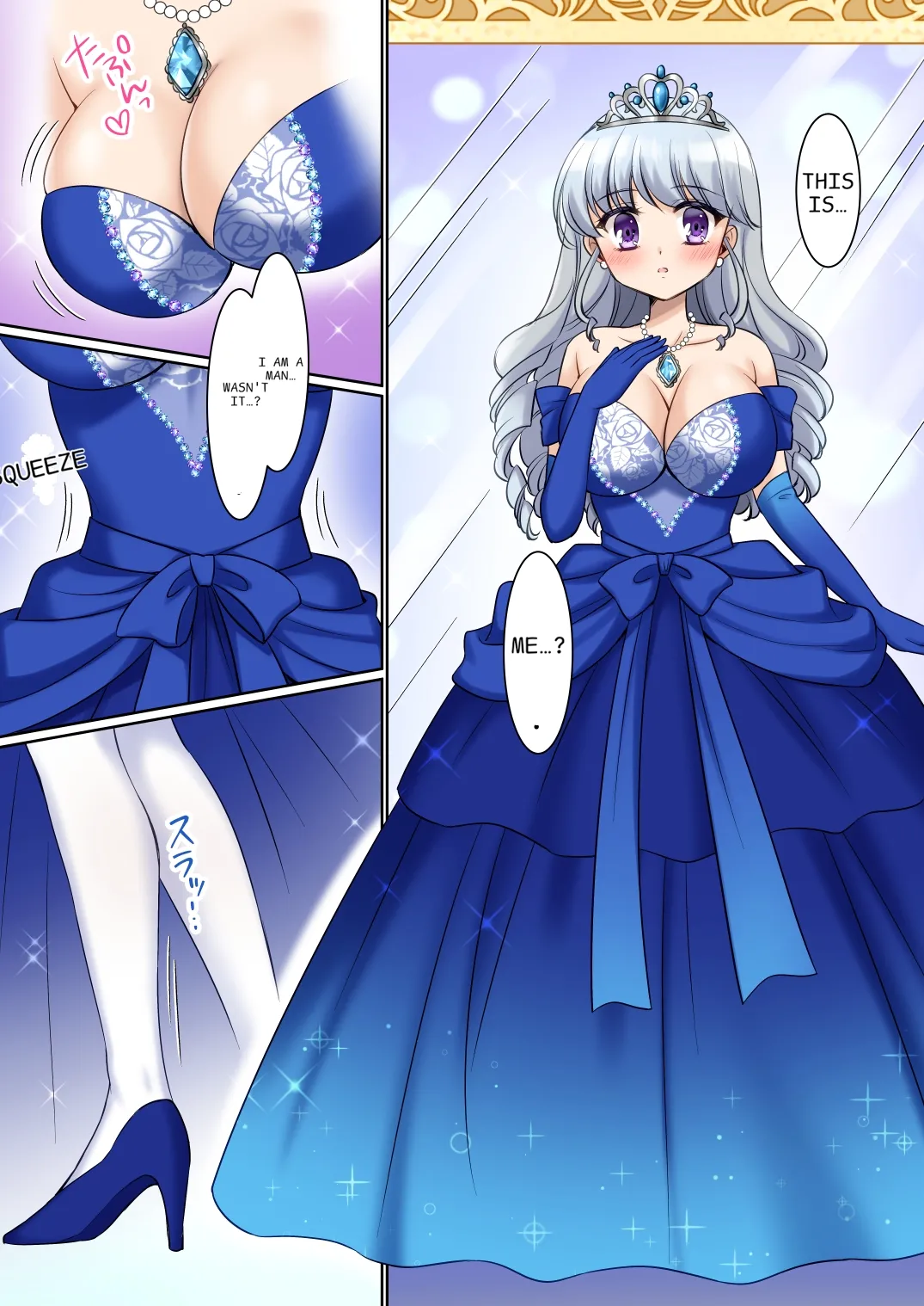 [Amuai Okashi Seisakusho (Kagura Kurumi)]Zettai ni Ohime-sama ni Nanka Narimasen wa! ~Ohime-sama Taiken de Ohime-sama ni Sareta Ore~ | I'm definitely going to become a princess! ~I was turned into a princess through my experience as a princess~[English] Page 13