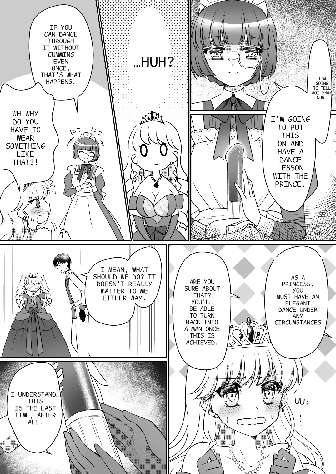 [Amuai Okashi Seisakusho (Kagura Kurumi)]Zettai ni Ohime-sama ni Nanka Narimasen wa! ~Ohime-sama Taiken de Ohime-sama ni Sareta Ore~ | I'm definitely going to become a princess! ~I was turned into a princess through my experience as a princess~[English] Page 20